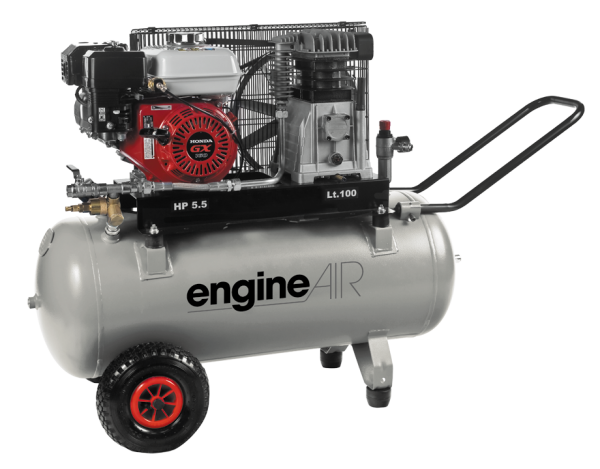 Мотокомпрессоры : Компрессор бензиновый ABAC EngineAIR A39B/100 5HP