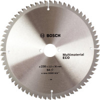 Пильный диск BOSCH 230х30х64 зуб MULTIMATERIAL ЕСО