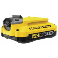 Аккумулятор Stanley SFMCB202 Li-Ion 18В 2Ач не имеет эффекта памяти и саморазряда. Корпус выполнен из пластика, устойчивого к деформации и ударам.