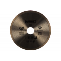 Алмазный круг сплошной по керамике DEWALT DT3713, 125 x 22.2 мм, h=5