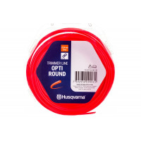 Корд триммерный Opti Round Husqvarna 5976688-20 применяется при работе триммерами для кошения травы. Заправляется в триммерную головку и выполняет функцию режущего элемента.