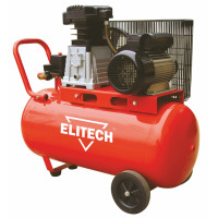 Компрессор Elitech КПР 100/360/2.2 масляного типа оптимален в мастерских, а также при проведении покрасочных и ремонтных работ, для продувки различных устройств и т.д. <br />
Благодаря высокой производительности - 320 л/мин, большому объему ресивера - 10