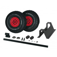 Набор колес BlueWeld 802117B. <br />
Набор колес BlueWeld предназначен для инверторов Motoweld 174 CE. <br />
В комплект входят 2 колеса, ось, подвеска и крепежные детали для установки колес.