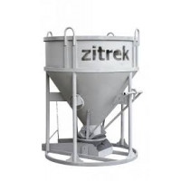 Бадья для бетона Zitrek БН-1.5 (люлька, воронка, лоток)