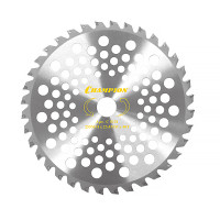 Нож с зубцами из твердого сплава Anti-kick 40/255/25,4 (SRM-330ES/SRM-350ES,4605)