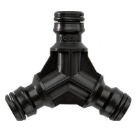Соединитель Karcher трехсторонний 2.645-009.0<br />
Для соединения трех шлангов через быстросъемный коннектор. <br />
Прочное исполнение. <br />
Стандартная система стыкового соединения.
