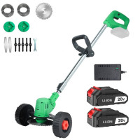 Триммер аккумуляторный ZITREK GreenCut 20 PRO удобен для скашивания травы в труднодоступных местах, вдоль заборов, клумб, подравнивания газонов, краев садовых дорожек. Дополнительная рукоятка обеспечивает легкость в управлении, а комплект колес - маневре