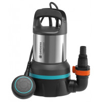 Дренажный насос для чистой воды Gardena 11000 09032-20.000.00 предназначен для перекачивания незагрязненной воды без включений из различных резервуаров и затопленных помещений.<br />
<br />
Ударопрочный корпус из пластика способен выдержать небольшие мех
