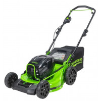 азонокосилка аккумуляторная Greenworks GC82HPLM51,  82V, 51 см, бесщеточная без АКБ и ЗУ (2518907) из линейки профессиональной техники Greenworks Commercial 82V.<br />
Идеальна для садово-паркового и коммунального хозяйства, частного владения. Не требует