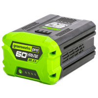 Аккумулятор Greenworks G60B2 60V — аккумулятор емкостью 2 Ач для устройств серии 60V. Оснащен чипом защиты от перегрева и перезаряда, индикатором заряда. Срок службы до 2000 циклов заряда-разряда.