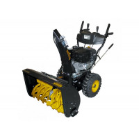 Электрический снегоуборщик Champion STE1650 не требует заправки топливом, так как работает от сети, отличается отсутствием выхлопных газов и малошумностью. Используется для расчистки дорожек возле дома. Направление выброса снега регулируется с помощью ры