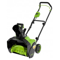 Полного заряда аккумулятора хватает почти на 40 минут автономной работы<br />
Вращающийся на 190 градусов желоб для выброса снега<br />
Возможность работать в темное время суток благодаря двойному светодиоду<br />
17 см колеса позволяют легко маневрирова