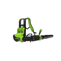 Воздуходув аккумуляторный Greenworks Арт. 2400807, 40V, без АКБ и ЗУ из линейки устройств 40 вольт - предназначен для уборки любых территорий от опавших листьев, легкого мусора и пыли. Это новая модель воздуходува с осевой конструкцией вентилятора. Такой