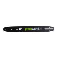 Шина для аккумуляторной цепной пилы Greenworks  40V 40 см.<br />
Длинна шины 40 см (16